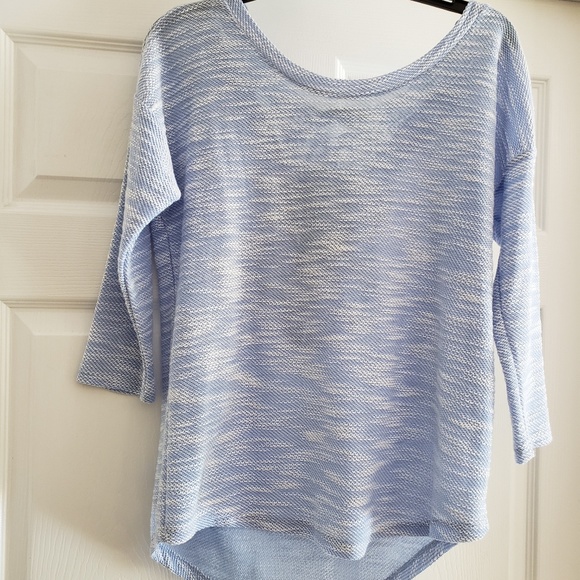 Almost Famous Tops - Blue Pullover top- Size Medium